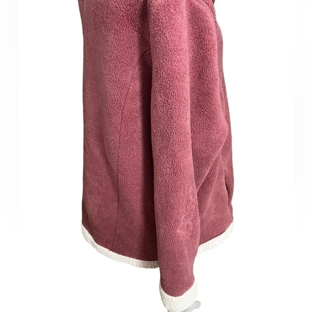 Disney Disneyland 1x Minnie and Mickey zipper jacket pink white Valentine’s Day - Picture 9 of 13